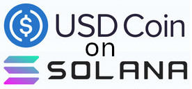 USDC on SOL logo